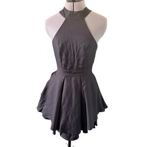 Lulus Black Skater style Halter dress size XS